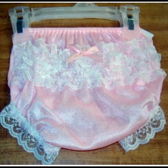 Lace Rear Ruffled Easter Pageant Diaper Cover Panty Bloomers….U choose color NWT - Picture 5 of 8